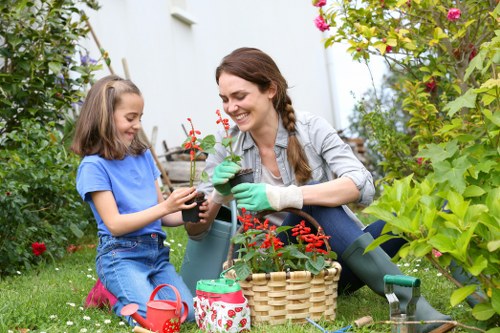 Seasonal gardening work in an East Bedfont outdoor space