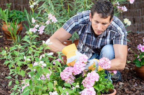 Booking and service agreement details for gardeners